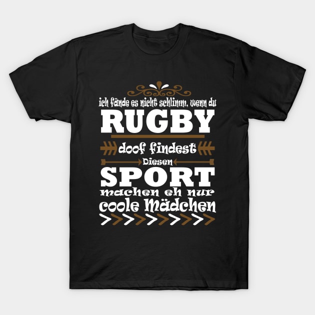 Rugby Team Flag Rugbyspieler Team Spruch T-Shirt by FindYourFavouriteDesign